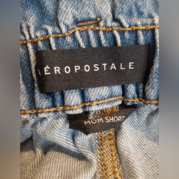 Aeropostale Mom Jean Shorts with Tie Waist Size 10 Regular - Picture 10 of 11